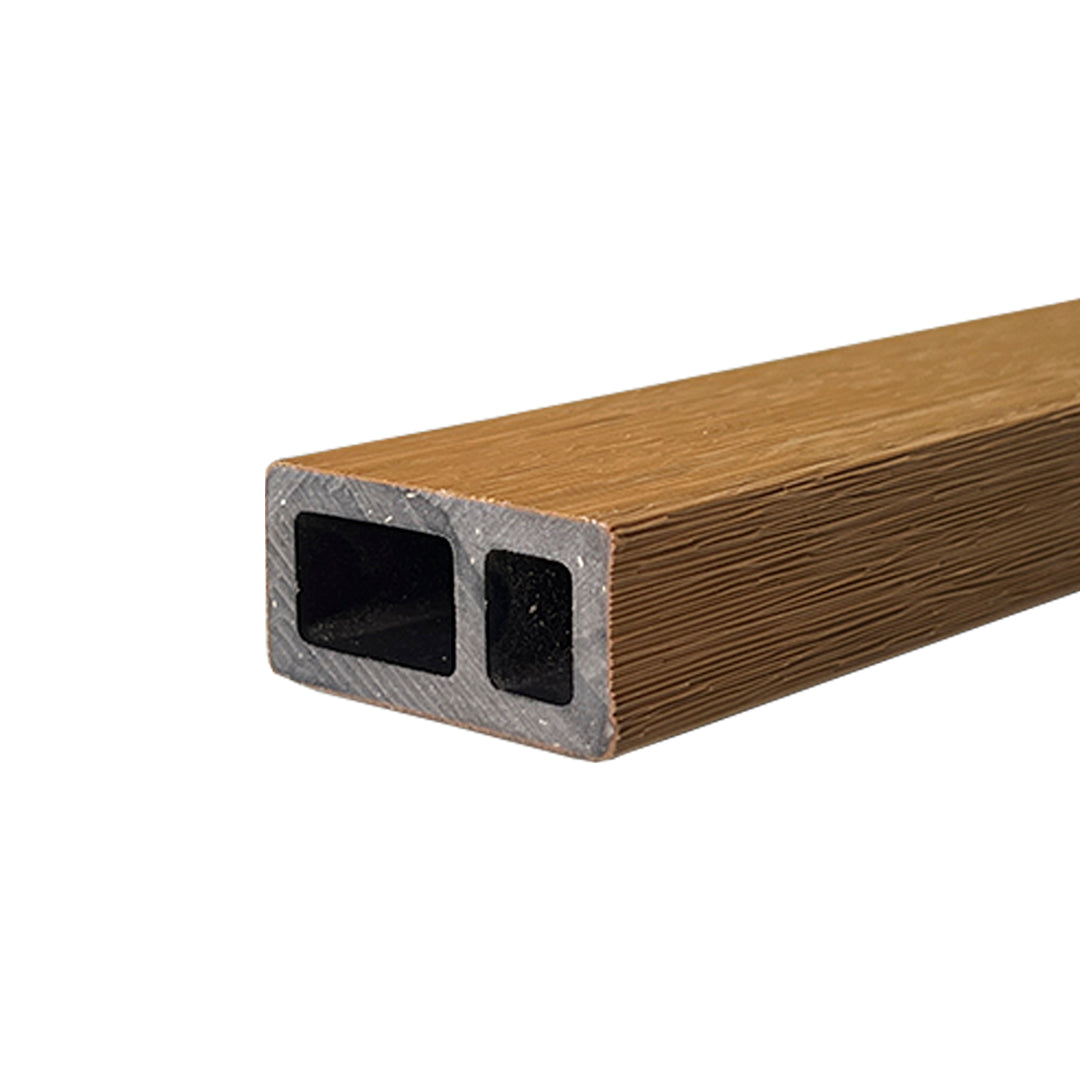 Brise Em WPC Externo Cor: Teca 2,5 x 5,0 x 290cm