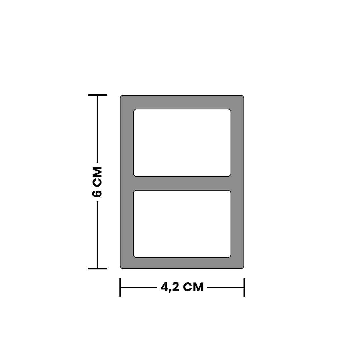 Brise WPC Externo Cor Teca 2,90m x 6cm x 4,2cm