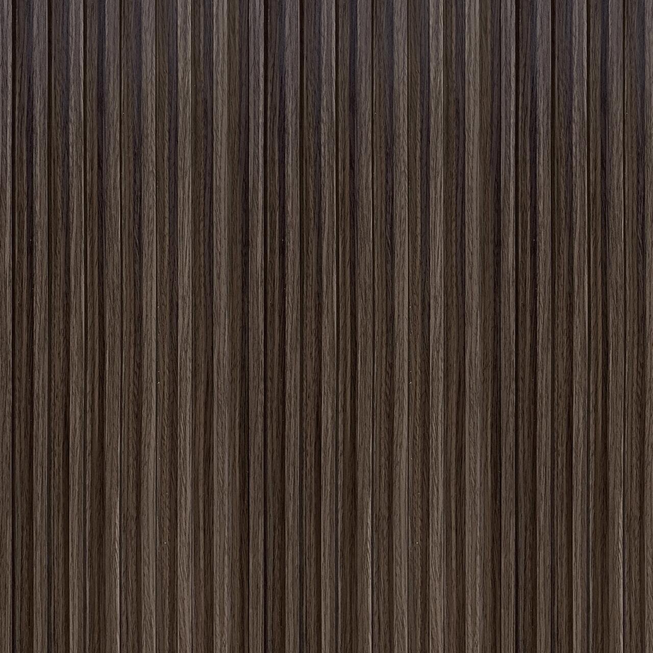 Painel Ripado Cor: Cinza Chumbo de uso Interno em WPC Slim 2,90m x 17cm (0,493m²)