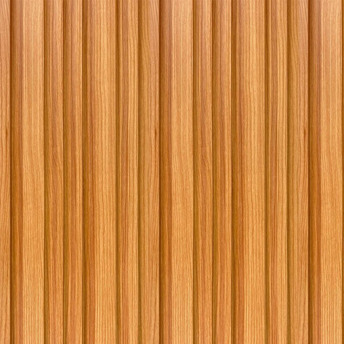 Painel Ripado Cor: Freijó de uso Interno em WPC Double 2,90m x 18cm (0,522m²)