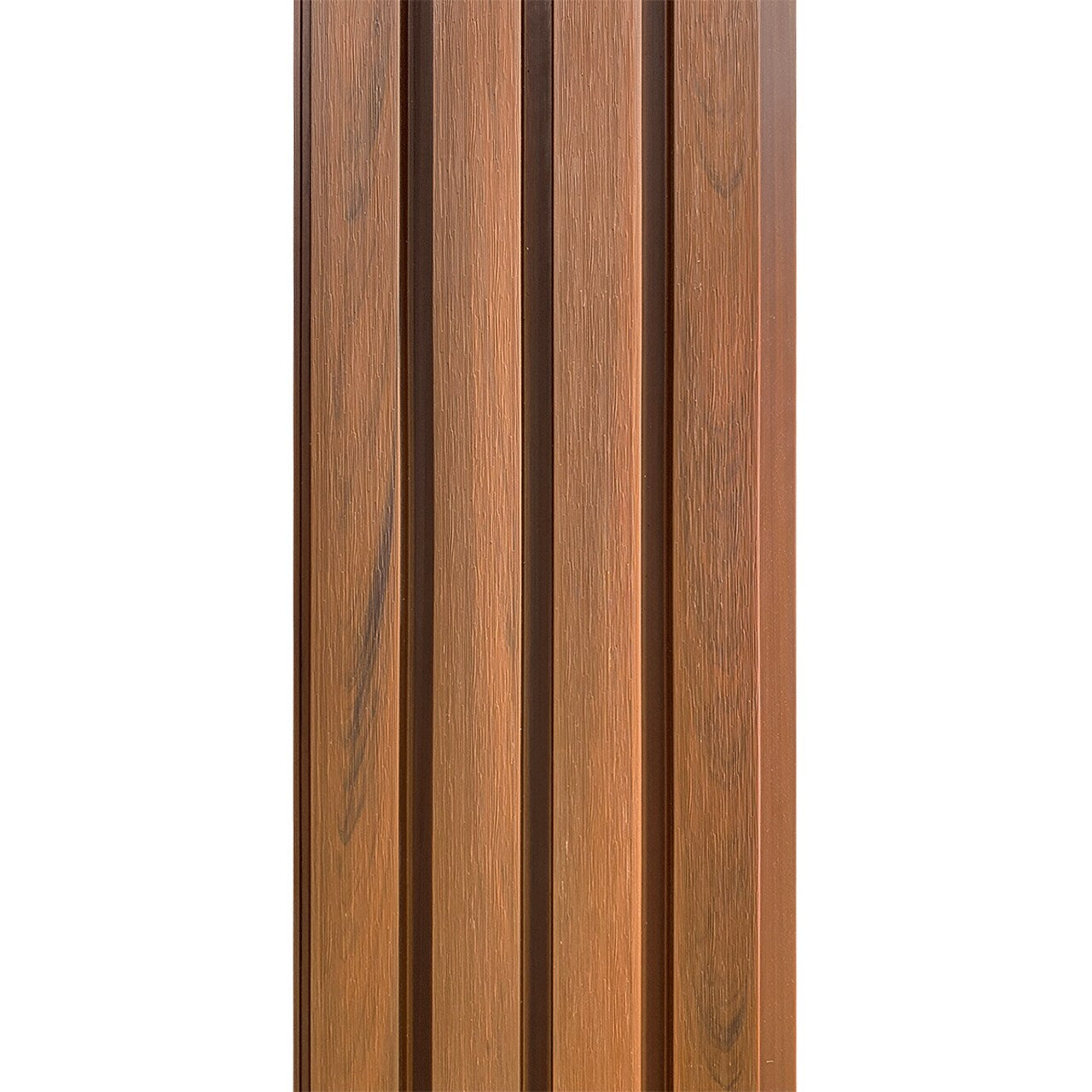 Painel Ripado WPC Externo Cor Amendoa 2,90m x 20cm (0,58m²)