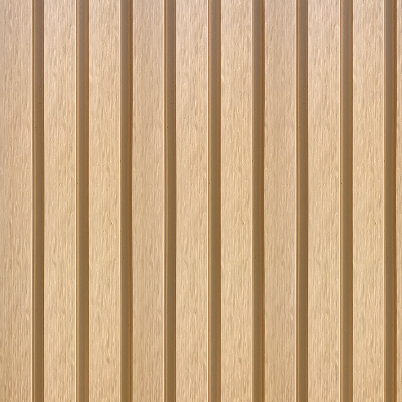 Painel Ripado WPC Externo Cor Creme 2,90m x 20cm (0,58m²)