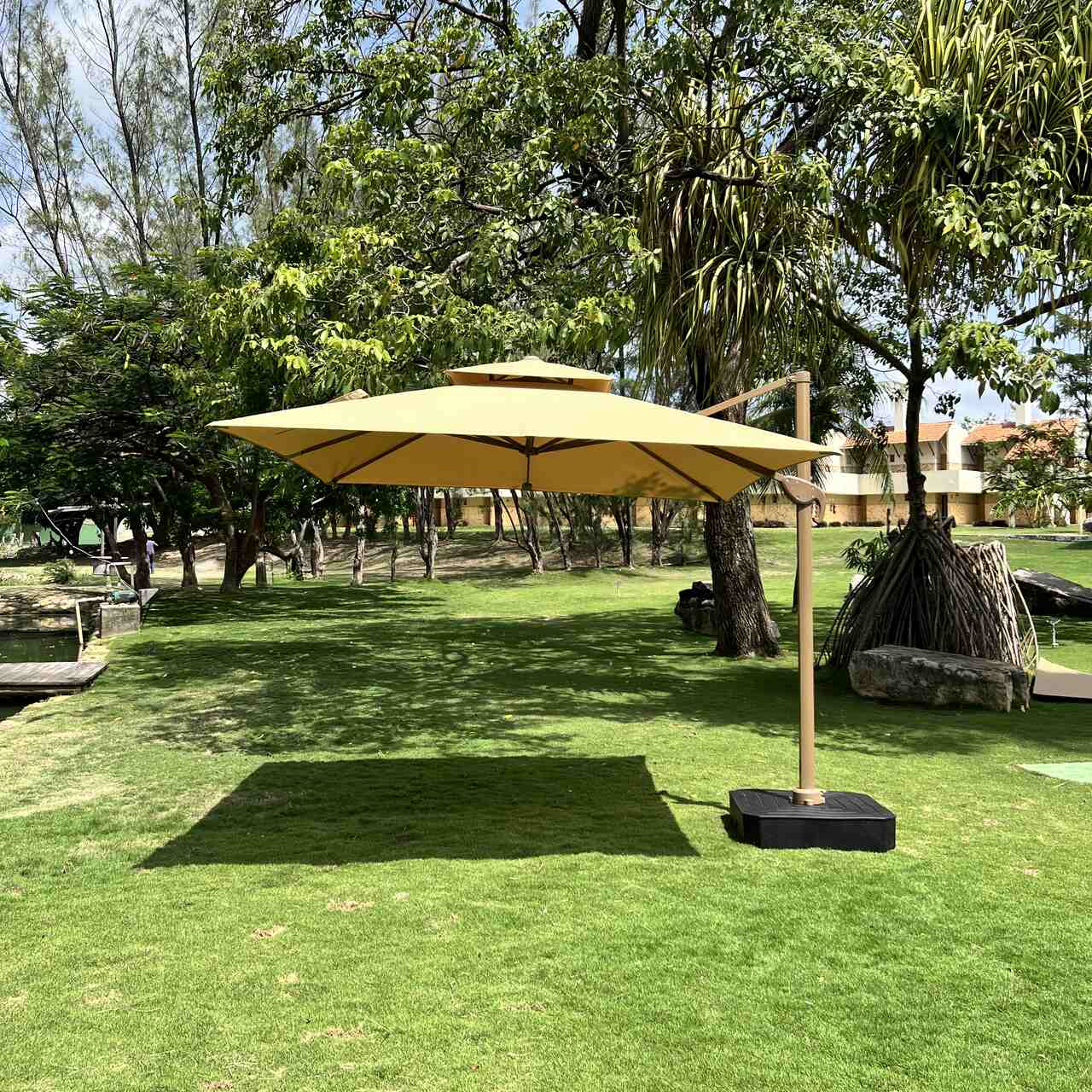 Ombrelone Guarda Sol Premium Alumínio 2,5 x 2,5  C/ Base em 100L