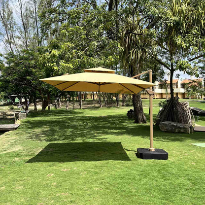 Ombrelone Guarda Sol Premium Alumínio 2,5 x 2,5  C/ Base em 100L