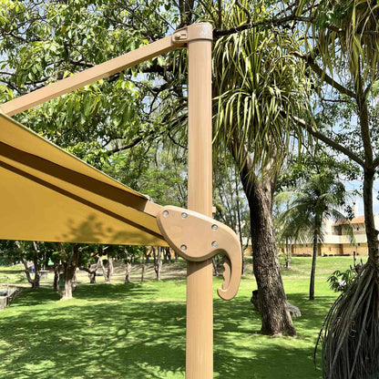 Ombrelone Guarda Sol Premium Alumínio 2,5 x 2,5  C/ Base em 100L
