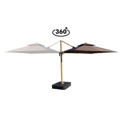 Ombrelone Guarda Sol Premium Aluminio 3,0 x 3,0  C/ Base em 100L