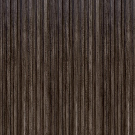 Painel Ripado Cor: Cinza Chumbo de uso Interno em WPC Slim 2,90m x 17cm (0,493m²)