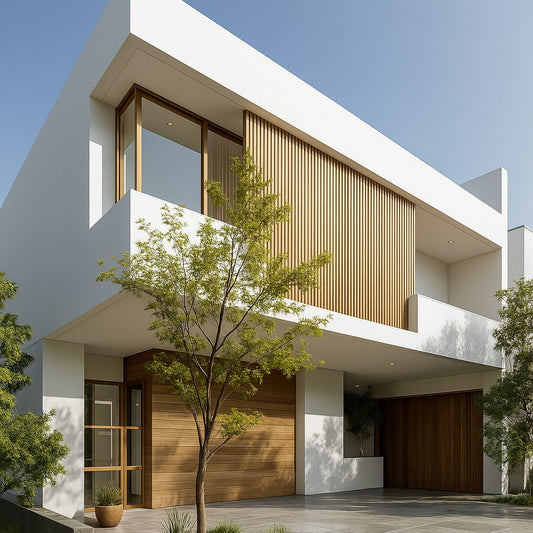 Painel Ripado WPC Externo Cor Creme 2,90m x 20cm (0,58m²)