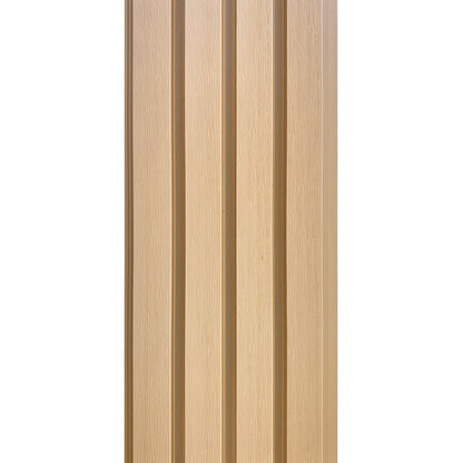 Painel Ripado WPC Externo Cor Creme 2,90m x 20cm (0,58m²)