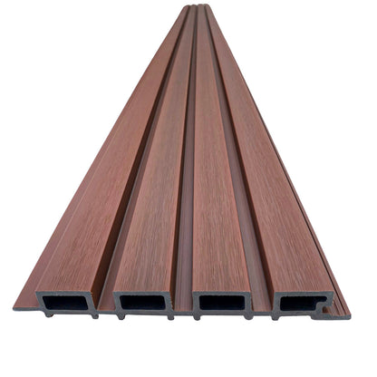 Painel Ripado WPC Externo Cor Cumaru/Bordo 2,90m x 20cm (0,58m²)