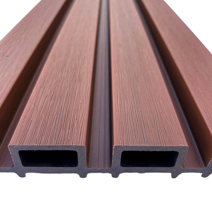 Painel Ripado WPC Externo Cor Cumaru/Bordo 2,90m x 20cm (0,58m²)