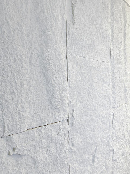 Rocha Leve Revestimento Pedra 3D Cor Branco 1.20m X 0,60m
