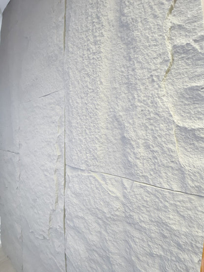 Rocha Leve Revestimento Pedra 3D Cor Branco 1.20m X 0,60m